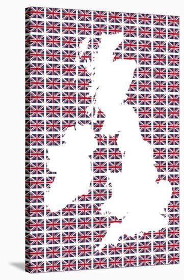 Union Flags I-The Vintage Collection-Stretched Canvas