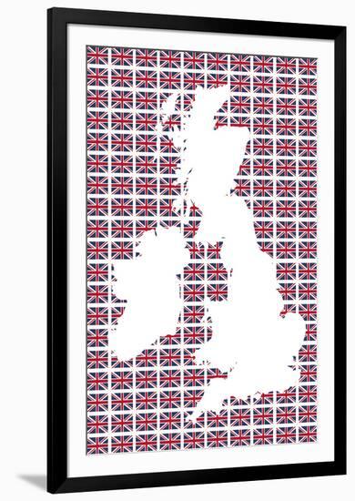 Union Flags I-The Vintage Collection-Framed Giclee Print