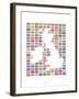 Union Flags II-The Vintage Collection-Framed Giclee Print