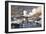 Union Fleet Bombarding Fort Sumter to Retake Charleston Harbor from the Confederates, c.1863-null-Framed Giclee Print