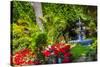 Union Garden Jardin Fountain, Guanajuato, Mexico-William Perry-Stretched Canvas