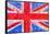 Union Jack Bedazzled-Tosh-Framed Stretched Canvas