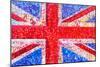 Union Jack Bedazzled-Tosh-Mounted Art Print