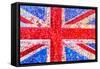 Union Jack Bedazzled-Tosh-Framed Stretched Canvas