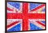 Union Jack Bedazzled-Tosh-Framed Art Print