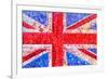 Union Jack Bedazzled-Tosh-Framed Art Print