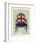 Union Jack Chair-Marion Mcconaghie-Framed Art Print