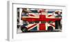 Union jack double-decker bus, London-Pangea Images-Framed Art Print