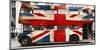 Union jack double-decker bus, London-Pangea Images-Mounted Art Print