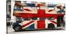 Union jack double-decker bus, London-Pangea Images-Stretched Canvas