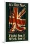 Union Jack, Fight for it Poster-null-Framed Art Print