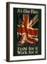 Union Jack, Fight for it Poster-null-Framed Art Print