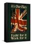 Union Jack, Fight for it Poster-null-Framed Stretched Canvas