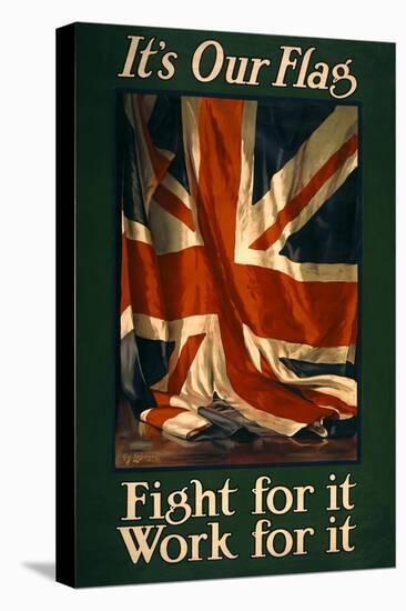 Union Jack, Fight for it Poster-null-Stretched Canvas