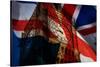 Union Jack Flag and Iconic Big Ben at the Palace of Westminster, London - the UK Prepares for New E-melis-Stretched Canvas