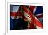 Union Jack Flag and Iconic Big Ben at the Palace of Westminster, London - the UK Prepares for New E-melis-Framed Photographic Print