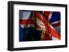 Union Jack Flag and Iconic Big Ben at the Palace of Westminster, London - the UK Prepares for New E-melis-Framed Photographic Print