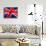 Union Jack Flag of the United Kingdom-null-Stretched Canvas displayed on a wall