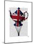 Union Jack Flying Teapot-Fab Funky-Mounted Art Print