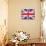 Union Jack Telephone Booths Art Poster Print-null-Stretched Canvas displayed on a wall