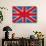 Union Jack-null-Framed Stretched Canvas displayed on a wall