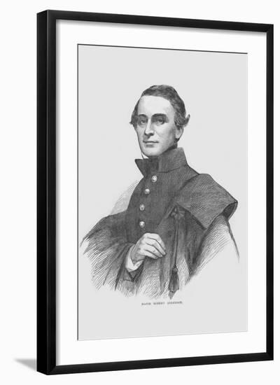 Union Major Robert Anderson, Hero of Fort Sumter-Frank Leslie-Framed Art Print