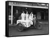 Union Market Delivery Motorcycle, 1927-Chapin Bowen-Framed Stretched Canvas