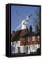 Union Mill and Traditional Kent Houses, Cranbrook, Kent, England, United Kingdom, Europe-Stuart Black-Framed Stretched Canvas