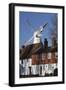 Union Mill and Traditional Kent Houses, Cranbrook, Kent, England, United Kingdom, Europe-Stuart Black-Framed Photographic Print