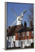 Union Mill and Traditional Kent Houses, Cranbrook, Kent, England, United Kingdom, Europe-Stuart Black-Framed Photographic Print