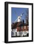 Union Mill and Traditional Kent Houses, Cranbrook, Kent, England, United Kingdom, Europe-Stuart Black-Framed Photographic Print