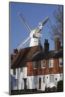 Union Mill and Traditional Kent Houses, Cranbrook, Kent, England, United Kingdom, Europe-Stuart Black-Mounted Photographic Print