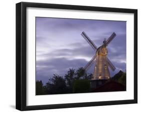 Union Mill at Dusk, Cranbrook, Kent, England, United Kingdom, Europe-Miller John-Framed Photographic Print