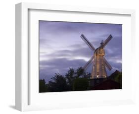 Union Mill at Dusk, Cranbrook, Kent, England, United Kingdom, Europe-Miller John-Framed Photographic Print