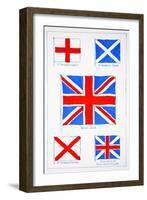 Union of the Flags, Our Island Story Marshall, Pub.Jack Ltd, London, 1905-A.s. Forrest-Framed Giclee Print