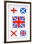 Union of the Flags, Our Island Story Marshall, Pub.Jack Ltd, London, 1905-A.s. Forrest-Framed Giclee Print
