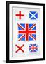 Union of the Flags, Our Island Story Marshall, Pub.Jack Ltd, London, 1905-A.s. Forrest-Framed Giclee Print