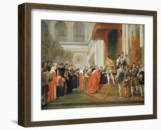 Union of Utrecht-Joseph Denis Odevaere-Framed Art Print