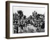 Union Pacific and the Central Pacific Railways at Promontory Point, Omaha, 10th May 1869-null-Framed Photographic Print