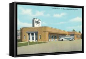 Union Pacific Bus Depot, Cheyenne-null-Framed Stretched Canvas