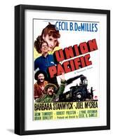 Union Pacific - Movie Poster Reproduction-null-Framed Photo