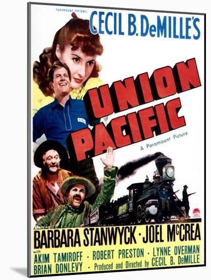 Union Pacific - Movie Poster Reproduction-null-Mounted Photo