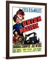 Union Pacific - Movie Poster Reproduction-null-Framed Photo