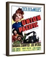 Union Pacific - Movie Poster Reproduction-null-Framed Photo