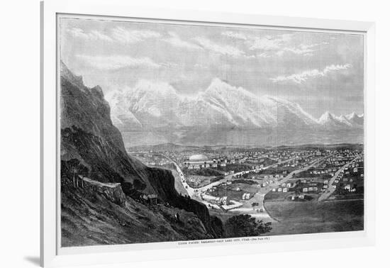 Union Pacific Railroad--Salt Lake City, Utah.-null-Framed Giclee Print