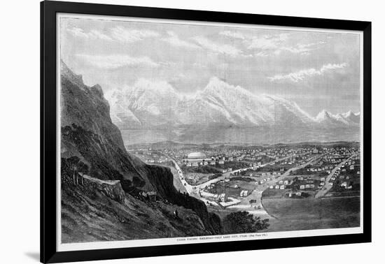 Union Pacific Railroad--Salt Lake City, Utah.-null-Framed Giclee Print