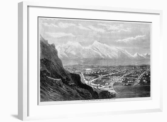 Union Pacific Railroad--Salt Lake City, Utah.-null-Framed Giclee Print