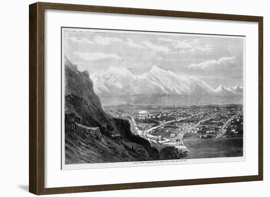 Union Pacific Railroad--Salt Lake City, Utah.-null-Framed Giclee Print