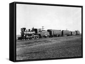 Union Pacific Train Passing-null-Framed Stretched Canvas