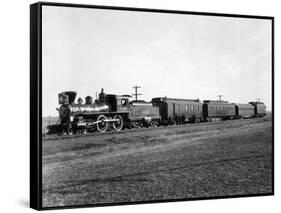 Union Pacific Train Passing-null-Framed Stretched Canvas